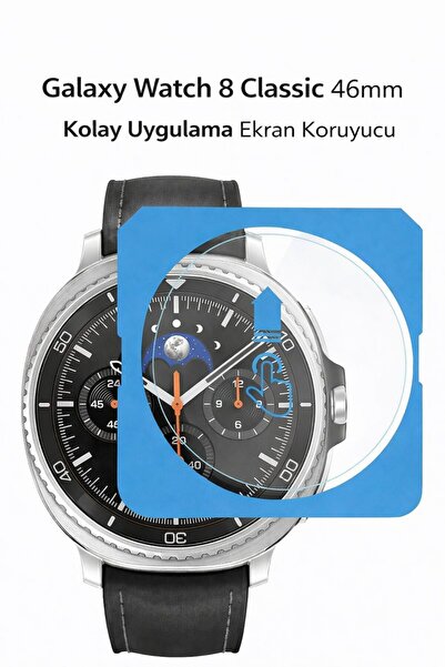 Dexmon Samsung Galaxy Watch 8 Classic 46mm Glass Screen Protector with Easy A...