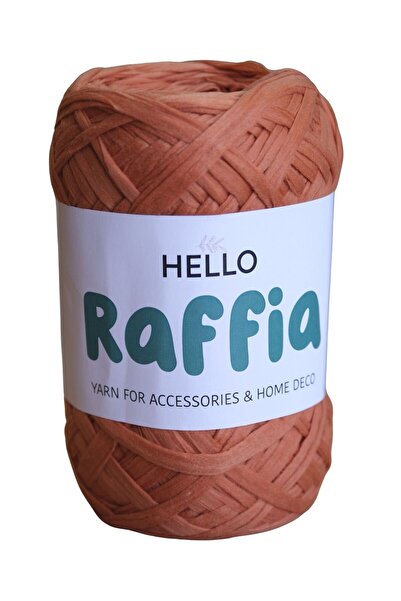 Hello RAFFİA İP PFY34 YUMUŞAK RAFYA ÇANTA ÖRGÜ İP / 2 ADET