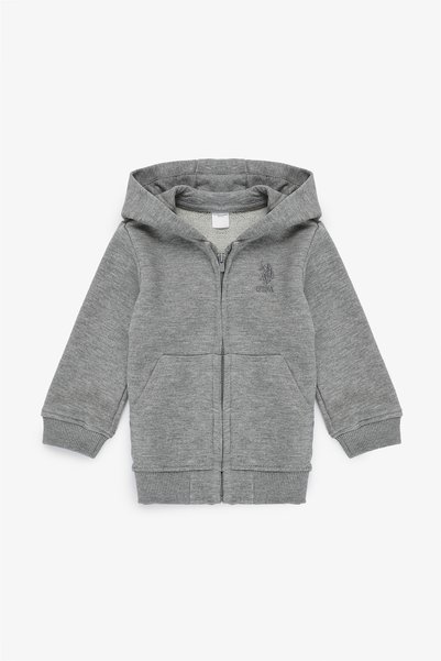 U.S. Polo Assn. سويت شيرت أساسي باللون الرمادي الميلانج للأولاد 50295914-VR086