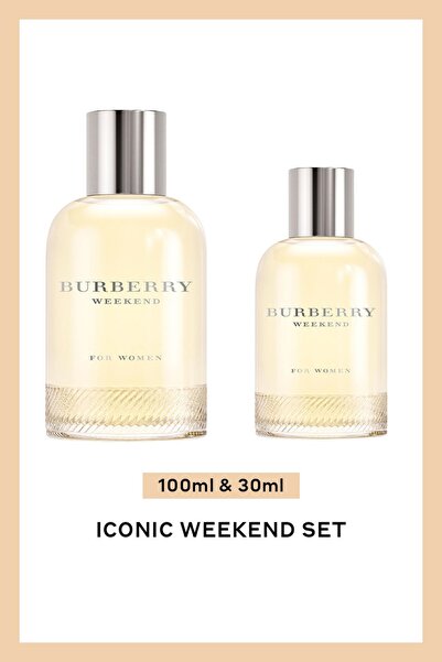 BURBERRY Weekend Women EDP 30 ml Kadın Parfüm + Weekend Women EDP 100 ml Kadı...