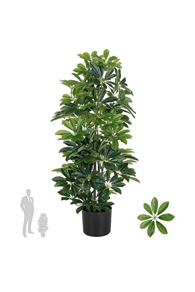 Roberto Rossi Planta artificiala H90cm Schefflera arboricola cu 591 frunze