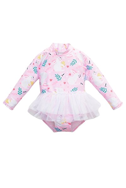 Petityu UPF50+ Αντιηλιακή προστασία, εξαιρετικά χαριτωμένο κοριτσίστικο μαγιό...