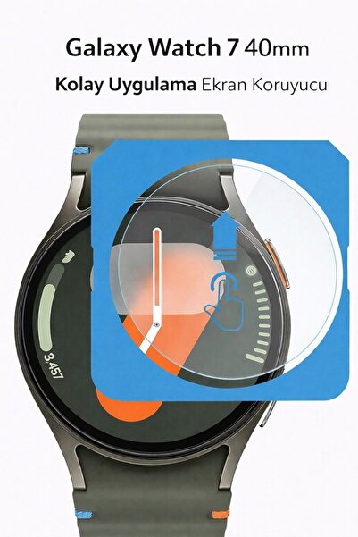 Dexmon Galaxy Watch 7 40mm Kolay Uygulama Hizalama Aparatlı Cam Ekran Koruyucu