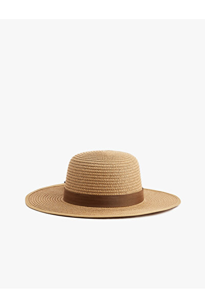 Koton Ψάθινο καπέλο με λεπτομέρεια ταινίας