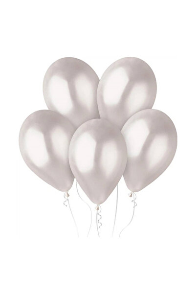 Gemar Balloons جمار 100 بالون أبيض معدني