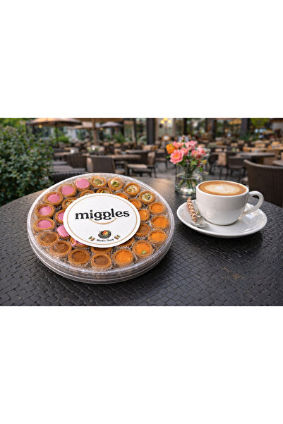 Miggles Bird's Nest Çıtır Kadayıf Tatlısı Antep Fıstığı Kremalı Meyve Aromalı...