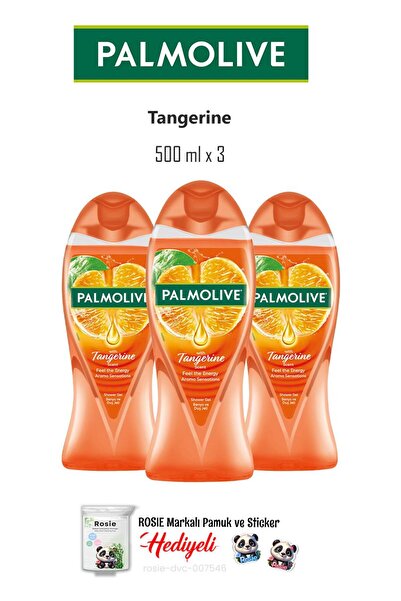 Palmolive 3'lü Tangerine Duş Jeli 500 ml ve ROSIE