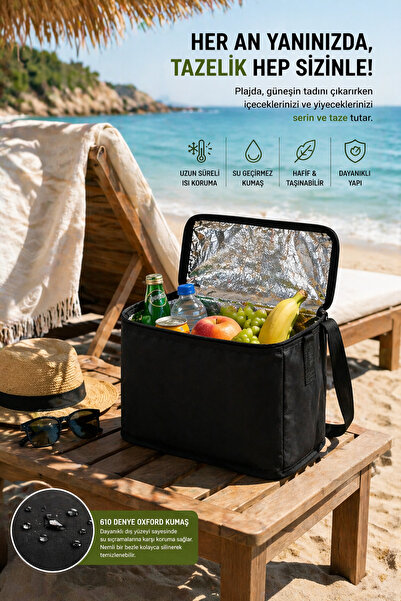 limocca home textile 14 Litre Termos Çanta | Yalıtımlı Plaj, Piknik, Kamp ve ...