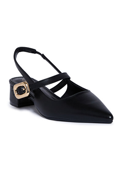 Geoomnii Mid Heel Mules for Women – Stylish Backless Slip-On Heels for Office...
