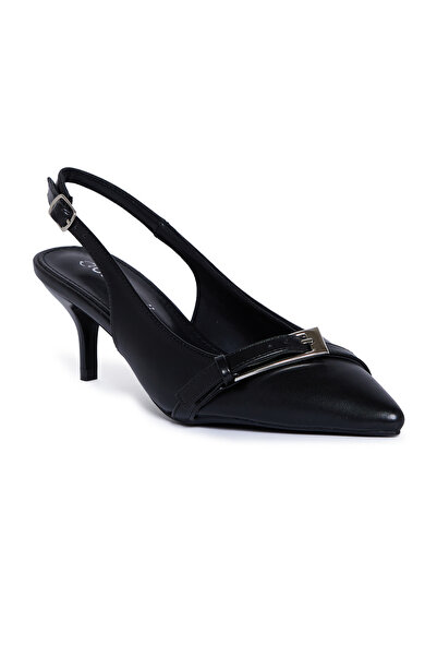 Geoomnii Mid Heel Mules for Women – Stylish Backless Slip-On Heels for Office...
