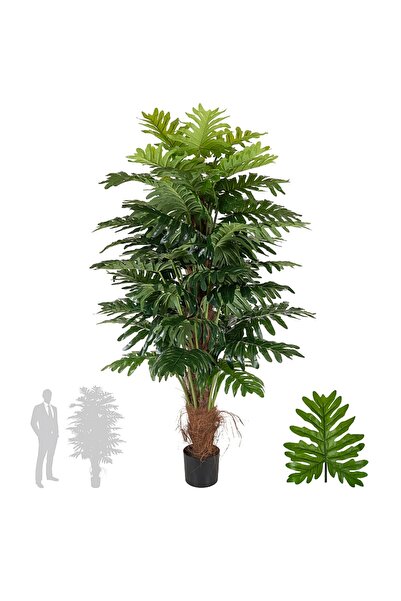 Roberto Rossi Planta artificiala H180cm Philodendron xanadu cu 44 frunze
