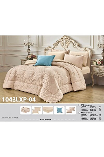 Moon Summer Bedspread Juhur Nafir and Naskh 4-Piece Set with Classic Design a...