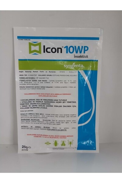 SYNGENTA Icon 10 Wp Akrep, Hamamböceği, Karasinek Haşere İlacı 25GR