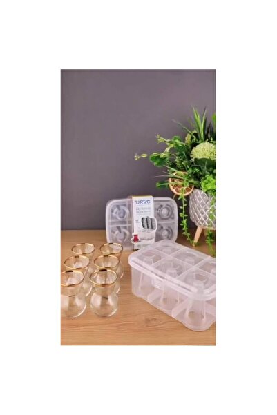 Empressco EMR / Piknik Çay Bardağı Taşıma Aparatı Kutusu 6 Bardak Kapasiteli