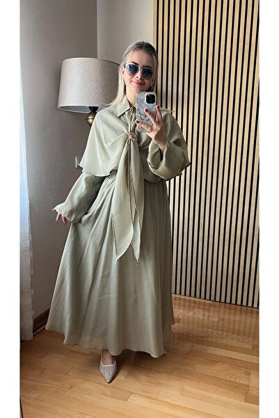 Cardella Σετ από τούλι με λεπτομέρεια κάπας και αξεσουάρ Rania - Κομψός συνδυ...