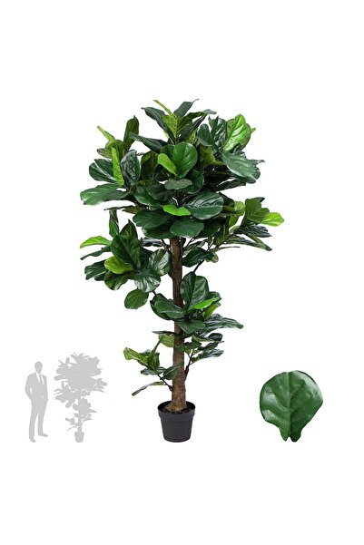 Roberto Rossi Copac artificial H190cm Ficus lyrata cu 153 frunze