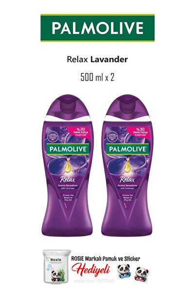 Palmolive 2 adet Relax Lavander Duş Jeli 500 ml ve ROSIE