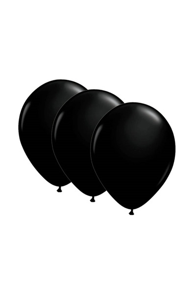 Gemar Balloons جمار 100 بالون أسود معدني