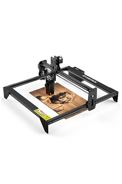 GÜMRÜK BEY AtomStack A5 M40 CNC Lazer Gravür Makinesi 40W, 410×400 mm Çalışma...