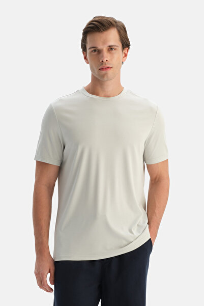 Dagi Μπλουζάκι με λαιμόκοψη ποδηλατικού τύπου σε πράσινο χρώμα μέντας με δροσ...