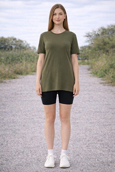 ALEXANDERGARDI Μπλουζάκι με λαιμόκοψη και πλαϊνά σκισίματα