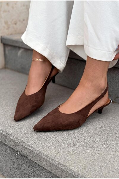 I Love Shoes Γυναικείο στιλέτο Selor από γνήσιο δέρμα σε ανοιχτό καφέ σουέντ