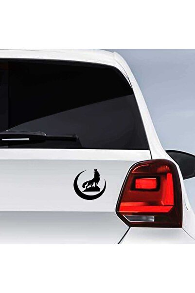 Asilmeydan Ülkü Ocakları Hilal Bozkurt Sticker, Araba, Oto, Etiket, Tuning, A...