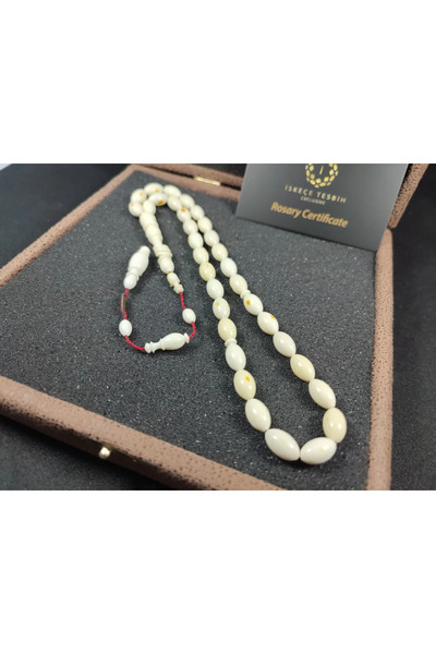 İskeçe Tesbih Bedri Ala Usta Eseri 19.80 Γρ. Ματζόνγκ με υπογεγραμμένο δαχτυλ...