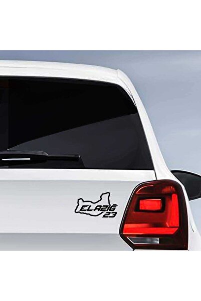 Asilmeydan Elazığ İli 23 Plaka Kodu Memleket Yarış Pisti Sticker - Oto Araba ...
