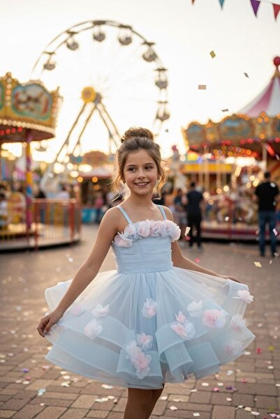 Lidya Kids KIZ ÇOCUK MEZUNİYET ELBİSESİ