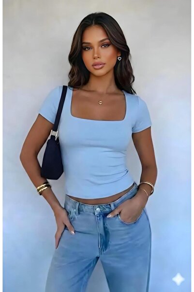 ÖZ PAMUK ΒΑΜΒΑΚΙ Με απαλή υφή, άνετη ίσια εφαρμογή, ΚΟΝΤΟΜΑΝΙΚΟ ΜΠΛΟΥΖΑΚΙ-Τ-Σ...