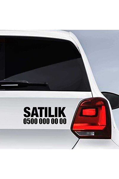 Asilmeydan Kişiye Özel Satılık Yazısı ve Telefon Numaranız Sticker, Oto Etike...