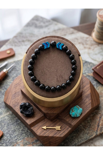 DEERDERİ Special Stone Arrow Symbol Bracelet Accessory Men's Bracelet