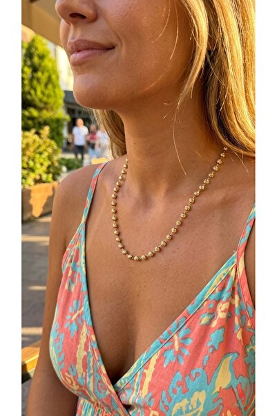 İNN JEWELLERY Çelik Kolye Kararmaz Antialerjik 60 CM Dorika Zirkon Figürlü (2...