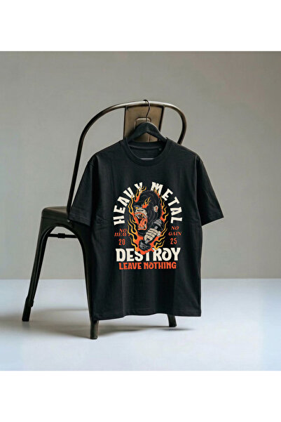 LORVEX Oversize Unisex T-Shirt 100% Cotton Printed Comfortable Fit T-Shirt