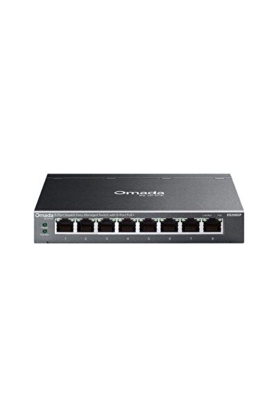 TP-LINK Omada Es208GP 8 Port Gigabit 8 Port Poe+ Kolay Yönetilebilir Desktop ...