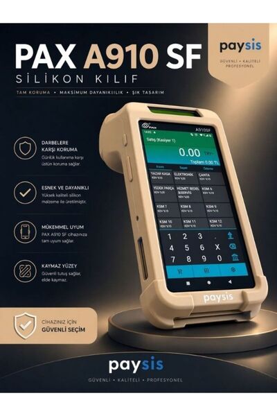 Genel Markalar - PAX A910 SF SİLİKON KILIF