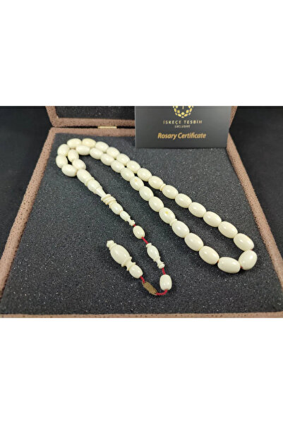 İskeçe Tesbih Bedri Ala Usta Eseri 26.73 Γρ. Ματζόνγκ με υπογεγραμμένο δαχτυλ...