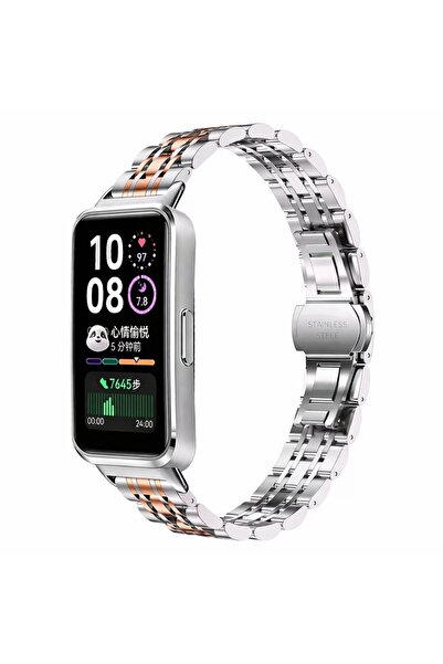Alstrap Huawei Band 11/11 Pro Uyumlu Paslanmaz Çelik Kordon