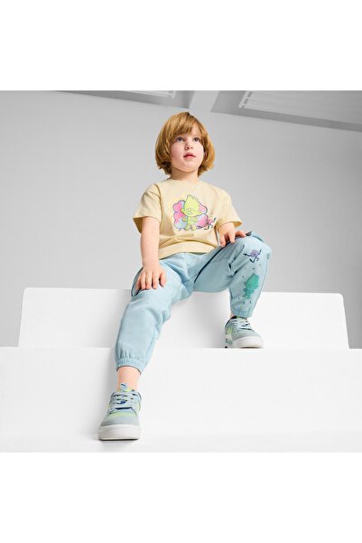 Puma X Trolls Graphic Çocuk Sarı T-Shirt
