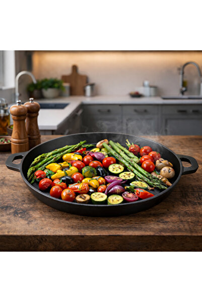 Cumpara-Istet Μαντεμένιο τηγάνι γκριλ 33 × 3 εκ.