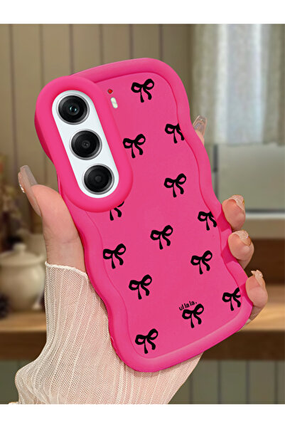 ucuc Tecno Camon 40(CM5) Uyumlu fuşya Silikon Kılıf Kamera Korumalı Darbe Emi...