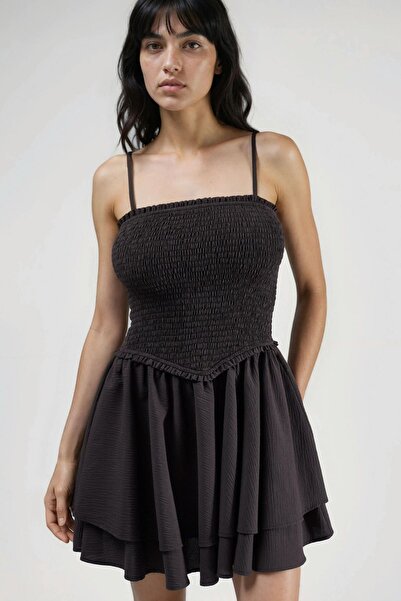 Hiccup Βολάν Κοντό Φόρεμα