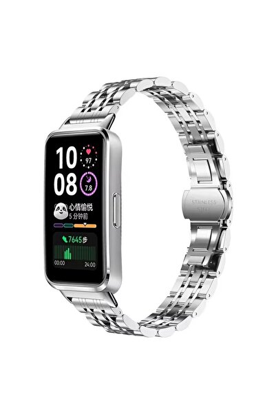 Alstrap Huawei Band 11/11 Pro Uyumlu Paslanmaz Çelik Kordon