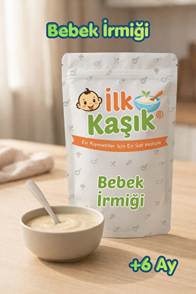 İlk Kaşık İrmik Unu 200g +6 Ay Taş Değirmen İnce Öğütülmüş Durum Buğdayı Katkısız Ek Gıda