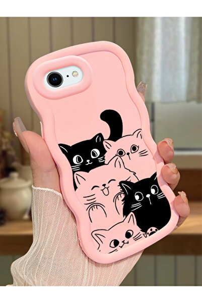 ucuc iPhone 6 Plus/6S Plus Uyumlu Pembe Silikon Kılıf Kamera Korumalı Darbe E...