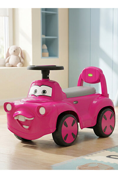 BAYBEE Baby Ride-On Car with Push Handle, Lights, Music & Storage, 2-in-1 Kid...