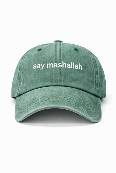 CAP BROS SAY MASHALLAH (MAŞALLAH DE) NAKIŞLI ESKİTME KEP ŞAPKA