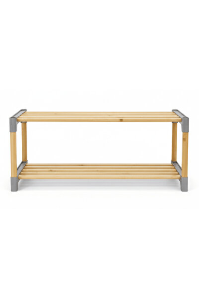 SEWOOD Modular Wood Multi-Purpose Shoe Rack 2 Tier