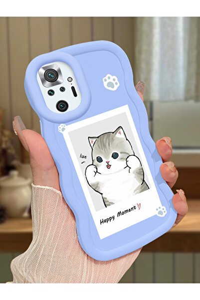 ucuc Redmi Note 10 Pro Uyumlu Mavi Silikon Kılıf Kamera Korumalı Darbe Emici ...